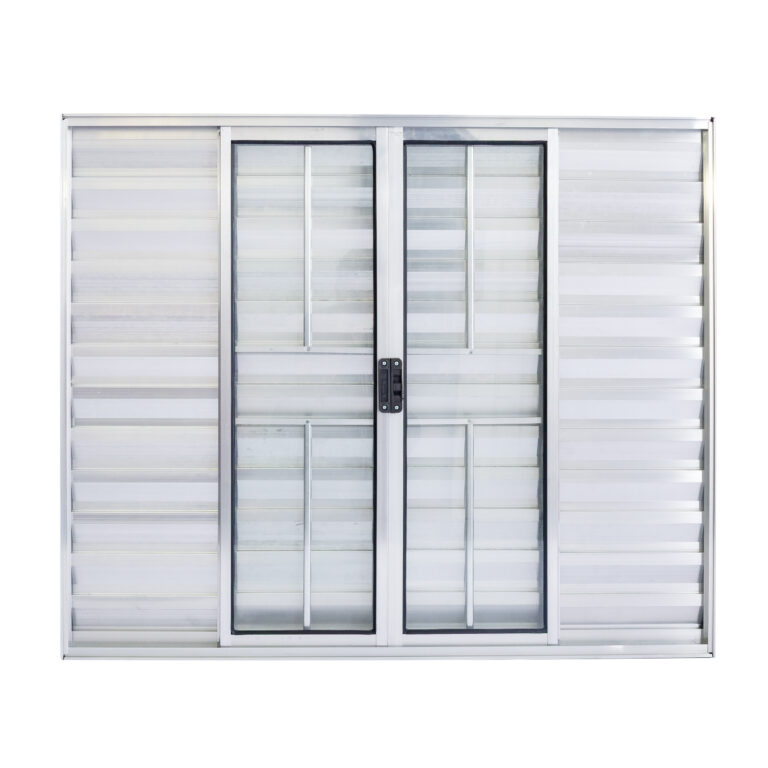 VENEZIANA MODULAR 6 FOLHAS BRILHANTE C/ GRADE 1,00 X 1,20