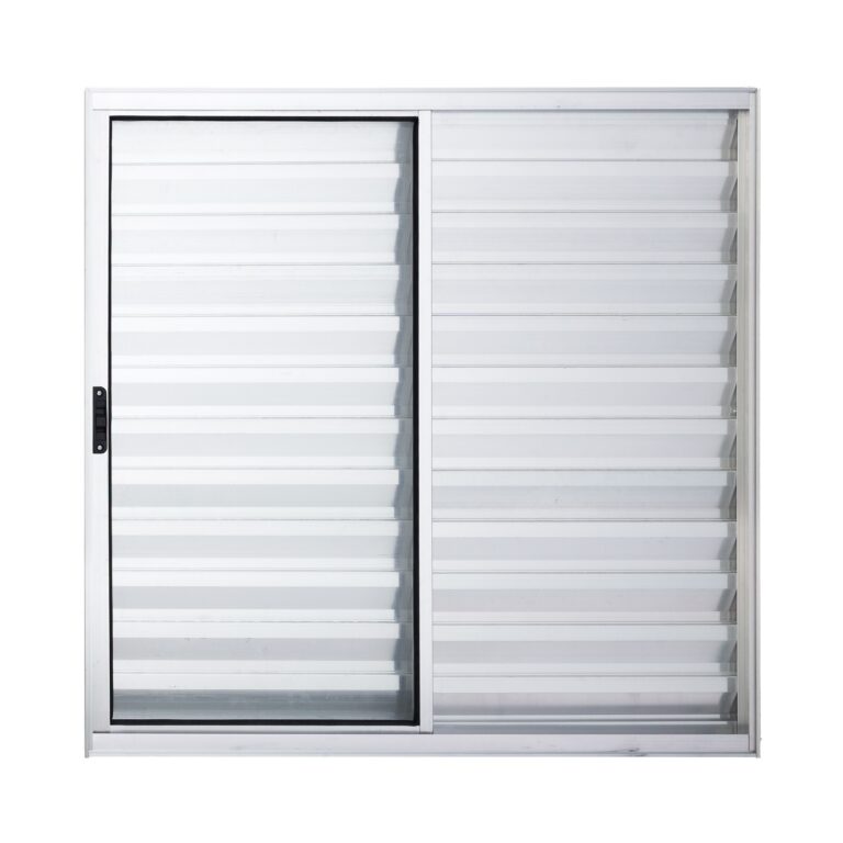 VENEZIANA MODULAR 3 FOLHAS 1,00 X 1,00 ALUMINIO BRILHANTE