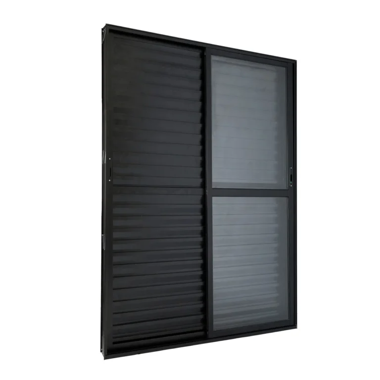 PORTA BALCAO 3 FOLHAS PRETA 2,10 X 2,00