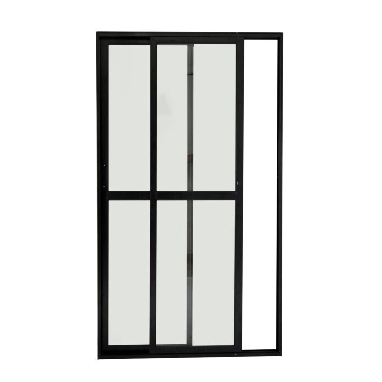 PORTA BALCAO 2 FOLHAS PRETA 2,10 X 1,20
