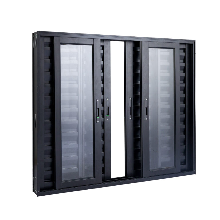 VENEZIANA L25 6 FOLHAS PRETA 1,20 X 1,20