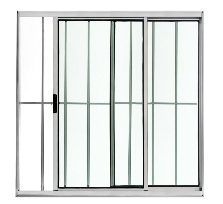 VITRO MODULAR 2 FOLHAS BRANCO C/ GRADE 1,00 X 0,80