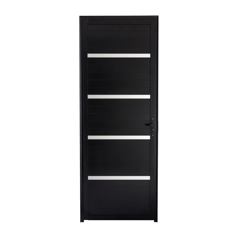 PORTA LAMBRIL PRETA DIREITA C/ FRISO 2,10 X 0,70