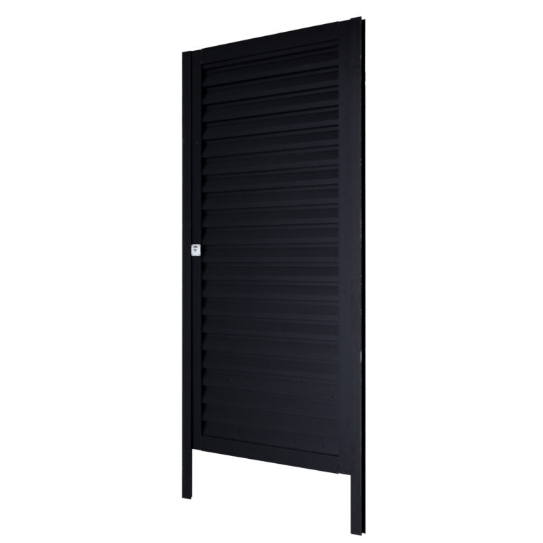 PORTA BANHEIRO LIVRE/OCUPADO PRETA ESQUERDA 1,80 X 0,90