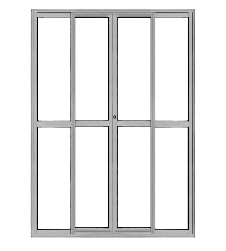 PORTA BALCAO 4 FOLHAS BRILHANTE 2,10 X 2,00