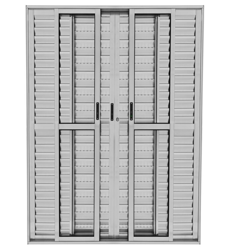 PORTA BALCAO 6 FOLHAS BRILHANTE 2,10 X 1,50