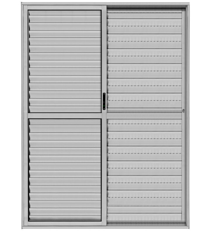 PORTA BALCAO 3 FOLHAS BRILHANTE 2,10 X 1,20