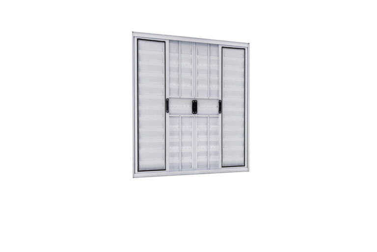 VENEZIANA 6 FOLHAS COM GRADE LINHA LEVE