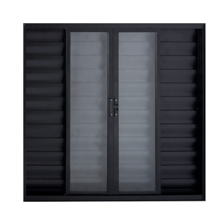 VENEZIANA MODULAR 6 FOLHAS PRETA 1,00 X 1,00