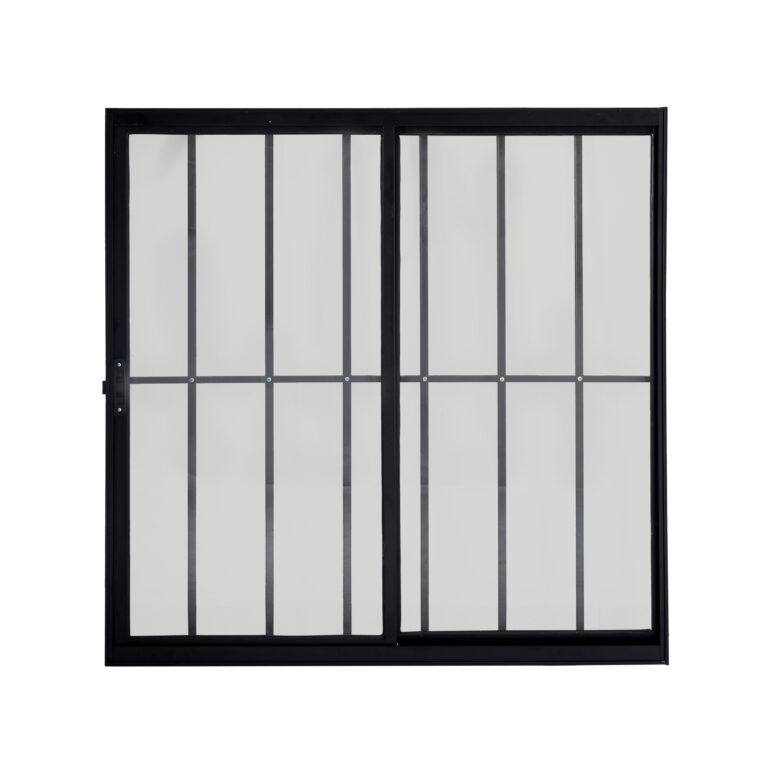 VITRO MODULAR 2 FOLHAS PRETO C/ GRADE 1,00 X 0,80