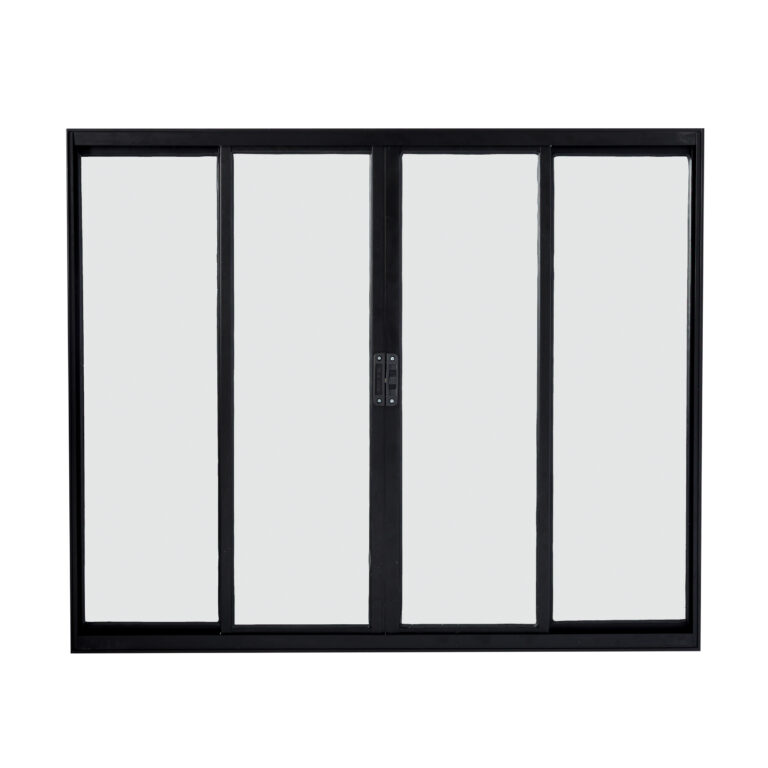 VITRO MODULAR 4 FOLHAS PRETO 1,00 X 1,20