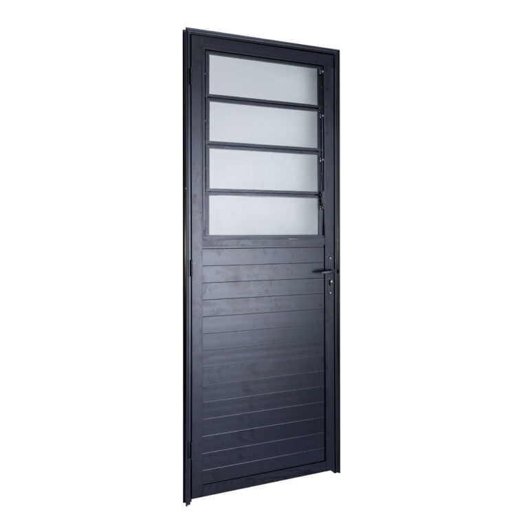 PORTA BASCULANTE LAMBRIL PRETA ESQUERDA